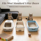 10 Pack Disposable Cat Litter Boxes, Durable Leak-Proof Cardboard Kitty Litter - Image 7