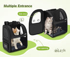 Pecute Pet Carrier Backpack, Large Cat Carrier Backpack, Expandable cat Backpack - Image 6