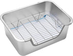 Stainless Steel Sifting Litter Box - Image 3
