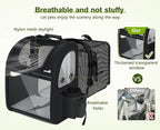 Pecute Pet Carrier Backpack, Large Cat Carrier Backpack, Expandable cat Backpack - Image 3