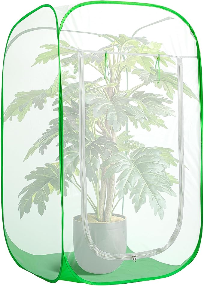 48" x 28" x 28" Pop Up Garden Mesh Plant Cover, Plant Protectors Mesh Plant by PurpleStar
