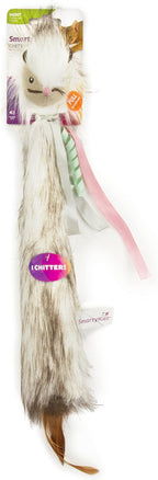 SmartyKat Chitter Critter Squirrel Electronic Sound Plush Kicker Cat Toy - Image 6