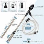 hygger Small Gravel Vacuum for Aquarium, Manual 80GPH Aquarium Gravel Cleaner - Image 6