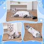 Cat Recovery Suit Female, Breathable Cat Onesie After Surgery Female - Image 4