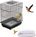 Bird Cage Seed Catcher, Seed Catcher Guard Net Cover, Parrot Nylon Mesh Net by DECKALY