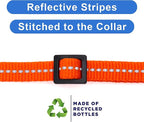 Pawtitas Recycled Orange Reflective Cat Collar – Eco-Friendly Breakaway Safety - Image 4