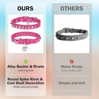 Leather Cat Collars for Boy Girl Cats - Image 4