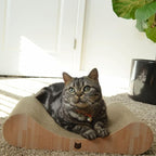 Necoichi Cardboard Cat Scratcher Bed - Image 3