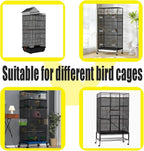 Bird Cage Seed Catcher Large Bird Cage Cover 118 * 31 inches Adjustable Net - Image 6
