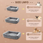 Cat Beds for Indoor Cats, Square Self Warming Cat Bed Orthopedic Pet Bed - Image 5