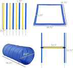 PawHut 4PC Obstacle Dog Agility Training Course Kit Backyard Competitive - Image 3