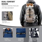 Dog Carrier Backpack for Medium Dogs, Hiking Bag for Pets Up to 30 lbs - Image 3