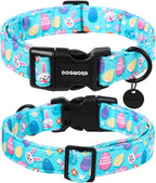 DOGWONG Easter Dog Collar, Colorful Egg Dog Collar Soft Durable Adjustable - Image 2