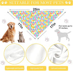 Easter Dog Bandana, 2 Pack Adjustable Holiday Party Pets Rabbit Easter Egg - Image 6