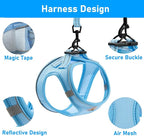 Hipubby Dog Harness and Leash Set, No Pull Soft Mesh Puppy Harness - Image 3