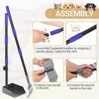 Heeyoo Dog Pooper Scooper, Dog Poop Tray and Rake Set, Pet Waste Removal Scoop - Image 4