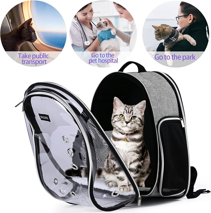 BAGLHER Cat Carrier Backpack Bubble - Image 7