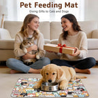 Dog Food Mat for Bowls, Absorbent Quick Dry Dog Cat Mats for Food and Water - Image 8