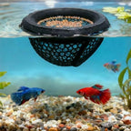 Aquarium Floating Betta Fish Skins, Betta or Shrimp Feeder, Cave and Hammock - Image 2