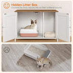 HOOBRO Litter Box Enclosure, Cat Litter Box Furniture - Image 5