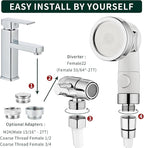 ZCONIEY Sink Faucet Sprayer Attachment, Shower Head Attaches To Tub Faucet - Image 6