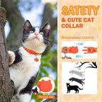 SCENEREAL Fall Thanksgiving Cat Collar Breakaway - Image 3