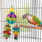 Hypeety Pet Parrot Toy Plastic Colorful Birds Ball - Image 7