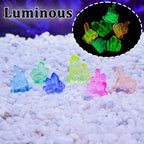 MIUPOO Glow Crystal, Betta Stones, Glow in The Dark Crystal, Bonsai Decor - Image 3