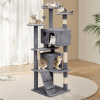 Athena Collection Cat Tree, 62 Inch Cat Tree Tower - Image 3
