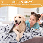 Dog Blankets for Large Dogs Upgraded, Dog Cat Flannel Blankets Washable - Image 5