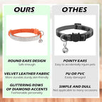 EXPAWLORER Soft Velvet Safe Cat Collars - Image 4