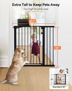 COMOMY 36" Extra Tall Baby Gate - Image 2
