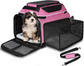 Petskd Top and Side Expandable Pet Carrier 18x11x11 Inches Delta United Airline by Petskd