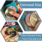 Pet Can Opener & 3 Pcs Cat Food Can Lids | Universal BPA Free Silicone Covers & - Image 2