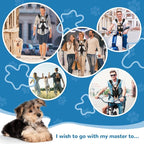 YUDODO 2-Pack Pet Dog Carrier Backpack Adjustable Dog Front Carrier, Legs Out - Image 4