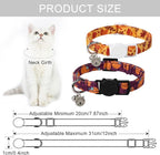Lionet Paws 2pcs Pack Cotton Cat Collar, Breakaway Buckle - Image 5