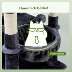 Globlazer Heavy Duty Cat Trees for Large Cats, Sturdy 72in Maine Coon Cat Tree - Image 5