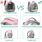 Portable Travel pet Backpack Carrier Hamster Bag Guinea Pig Bird Small Dog cat - Image 4