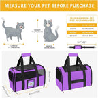 Cat Carrier Pet Carriers Airline Approved - Image 2