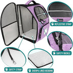 PetAmi Dog Backpack Carrier for Small Large Cat, Ventilated Pet Hiking Backpack - Image 4