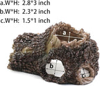 Tree Trunk Cave Aquarium Decoration Reptile Cave Climb Hideout Hideaway - Image 5