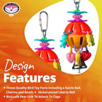 Super Bird Creations SB1086 Having a Ball Bird Toy - Image 8