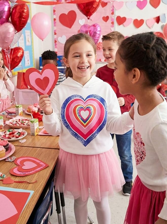 WELAKEN Sweatshirts for Girls Toddler & Kids II Little Girl's Pullover Tops - Image 4