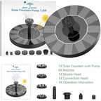 AISITIN Solar Bird Bath Fountain Pump, Solar Fountain Pump - Image 8