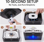 Veken Small Pet-Friendly Cat Water Fountain - Image 6