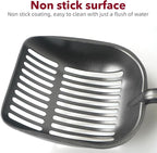 Cat Litter Scoop, Kitty Metal Scooper, Aluminum Alloy Sifter, Kitten Pooper - Image 2
