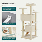 DUMOS 54-inch Indoor Cat Tree Tower –Multi-Level Pet House - Image 7