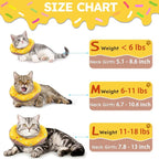 Cat Cone Collar Soft, Waterproof Cat Recovery Collars Spay Cones to Stop - Image 2