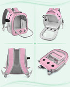 Guinea Pig Carrier Backpack, Portable Rabbit Travel Carring Bag - Image 4