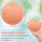 Bird Bath Copper Disk, Premium 99.99% Pure Copper, Less Cleaning Frequency - Image 2